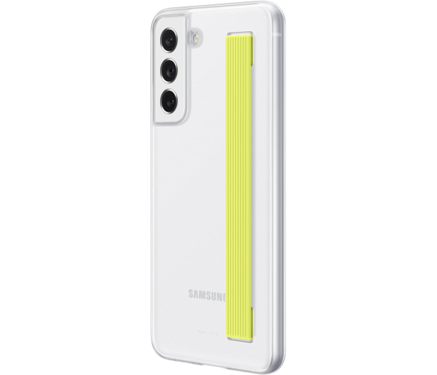 SAMSUNG Slim Strap Cover do Samsung S21 FE 5G White - 709974 - zdjęcie 2